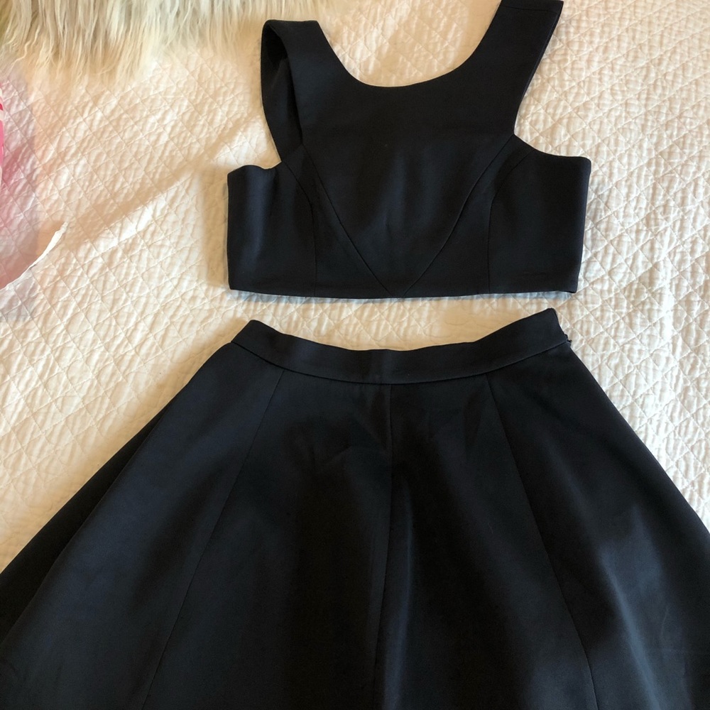 Navy 2 piece formal dress set
